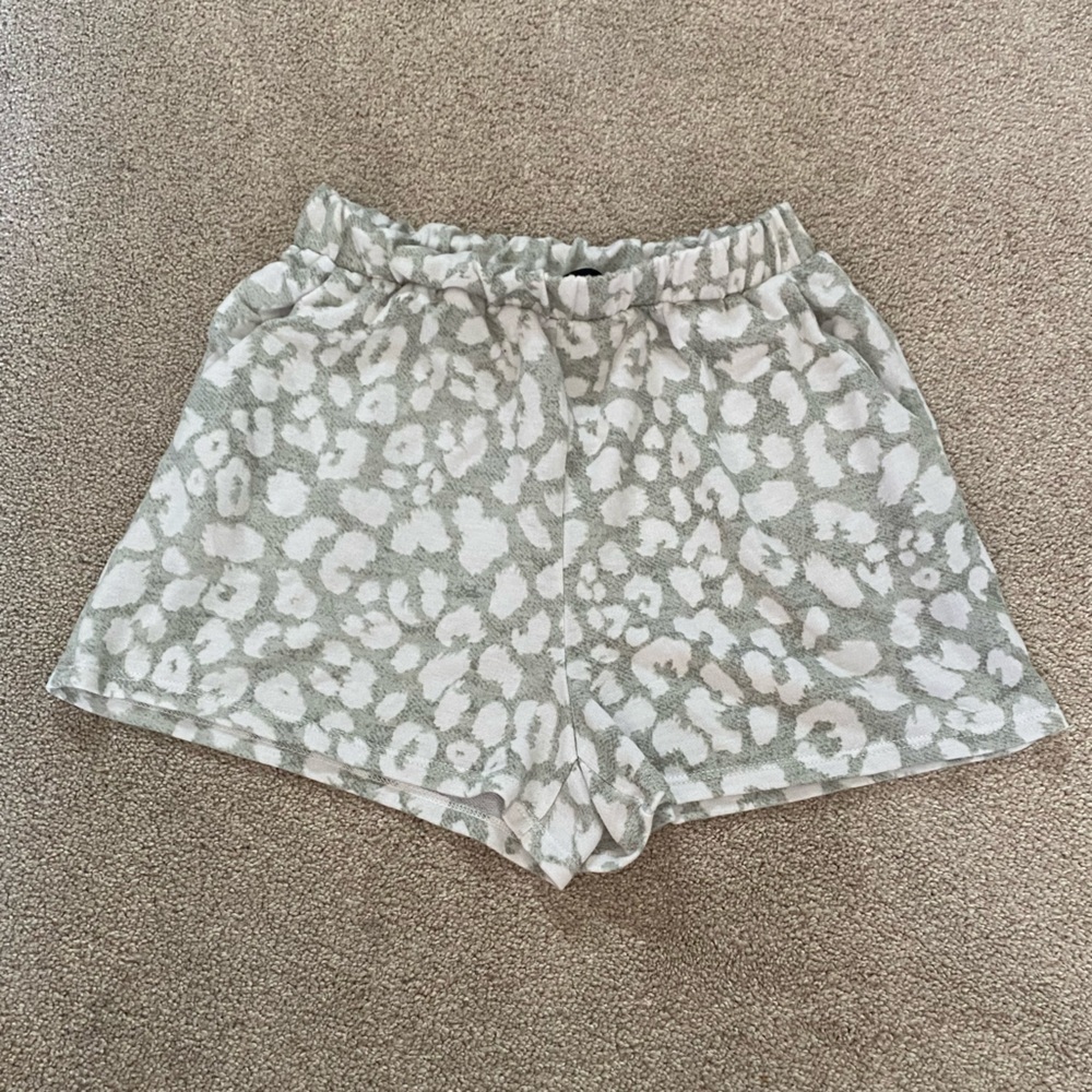 Rae Mode Cheetah Lounge Pajama Shorts Size S